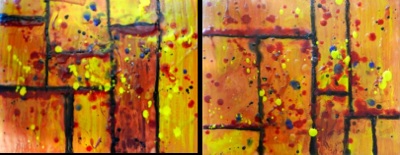 A Splash of Yellow (diptych)