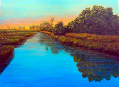 Buffalo Creek at Sunset