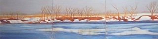 Creek Reflections (triptych)