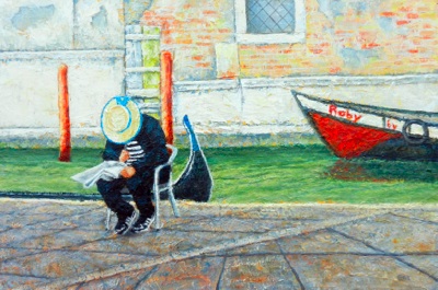 Gondolier On Break