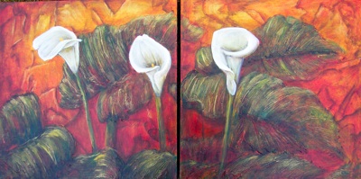 Lillies (Diptych)